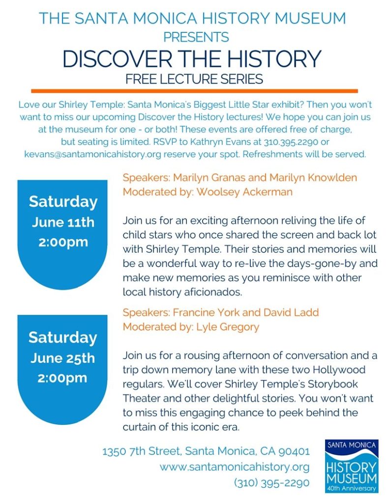 SMHM Discover the History Lectures June 2016