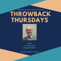 Throwback Thursdays Lecture Series - Newspaper Women