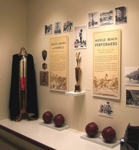 Artifacts in the A Town at Play exhibition room