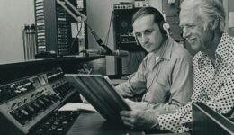 Bob Doran (left) and Earl Dible (right) at KCRW