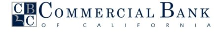 Commercial Bank of California logo