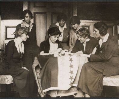 Alice-Paul-Sews-Star-on-Flag_c1919_via-LOC