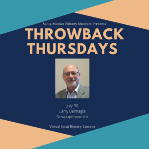 Throwback Thursdays Lecture Series