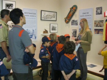 Tour for local cub scout troop