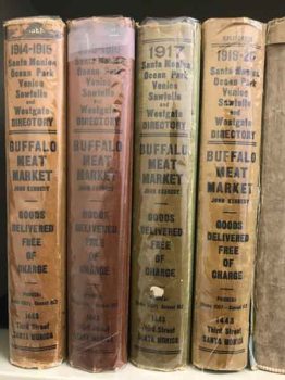 Directories from the Santa Monica History Museum Collection