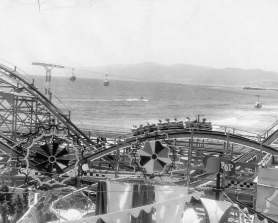 "Sea Serpent" roller coaster on P.O.P. pier