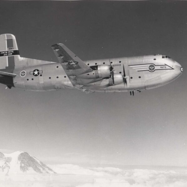 Douglas Aircraft Company Military Air Transport Airplane in Flight 
Santa Monica History/Douglas Collection (36.2.3397)