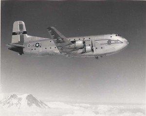 Douglas Aircraft Company Military Air Transport Airplane in Flight