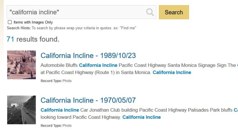 Photo Reprints - search results screenshot