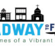 Text: Broadway to Freeway - Life and times of a vibrant community