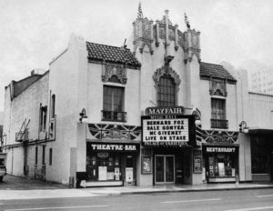 Front of the Mayfair Music Hall