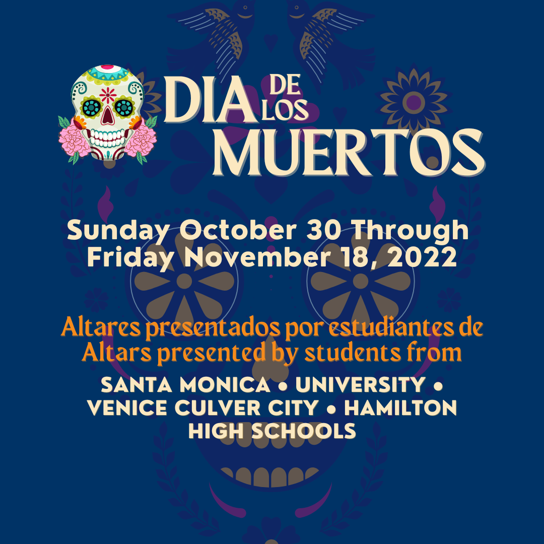 Dia de los Muertos pop menu graphic