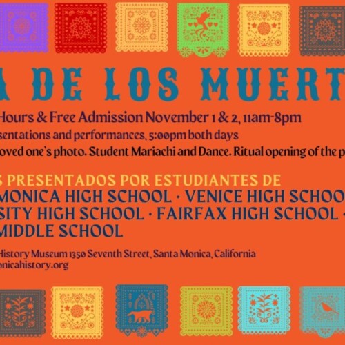 Graphic - words Dia De Los Muertos / Day of the Dead