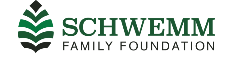 Logo of a leaf and text for the Schwemm Family Foundation