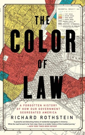 book cover - The color of law