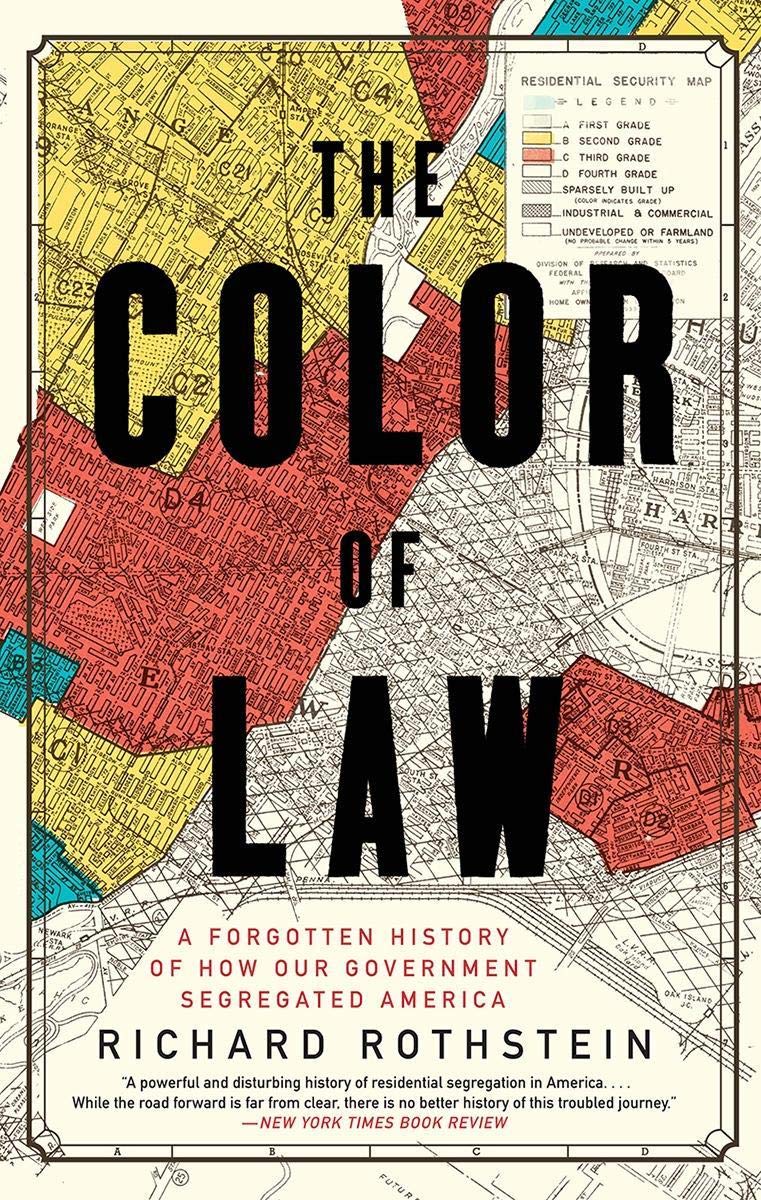 book cover - The color of law