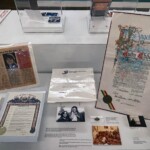 Coming Out West Exhibition - display case about Judy Abdo