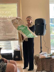 Parand Youssefi showing bread