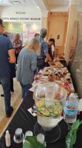 Table of pastries at the Santa Monica History Museum event "Breaking Bread"
